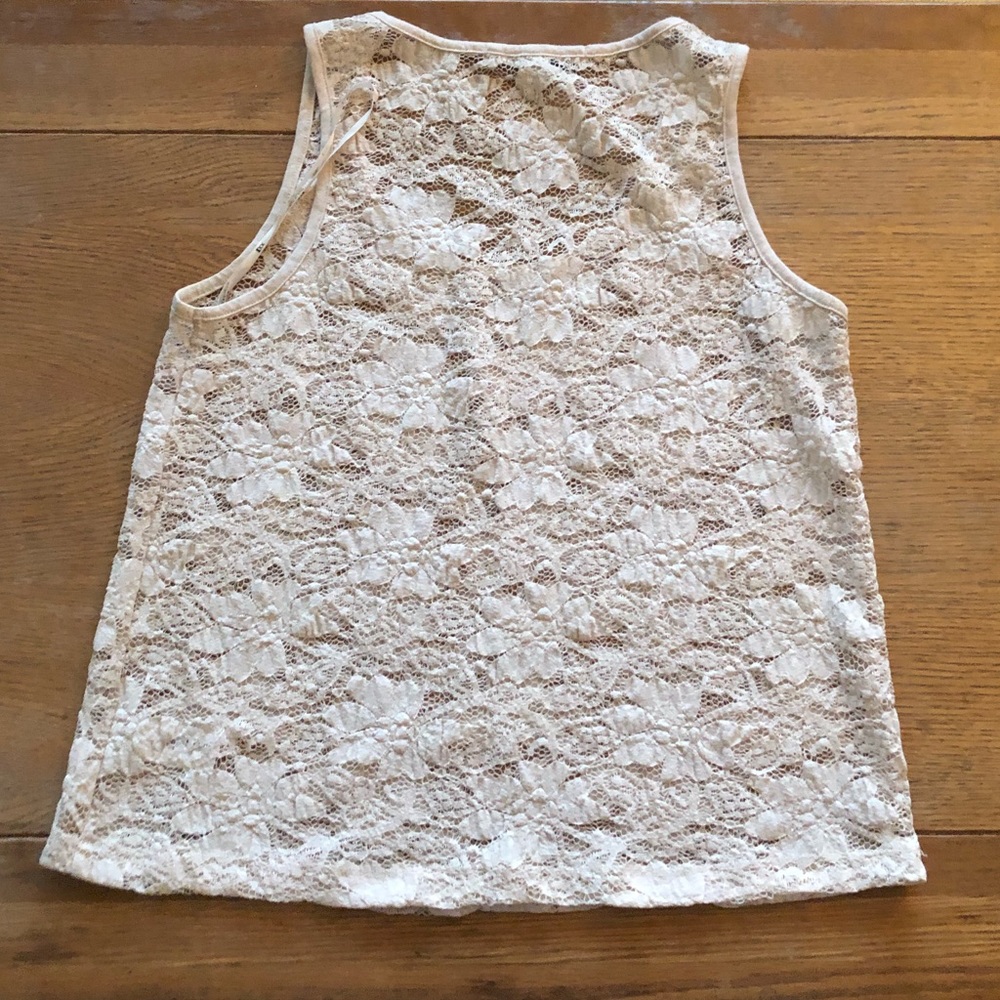 Cream Lace Forever21 blouse